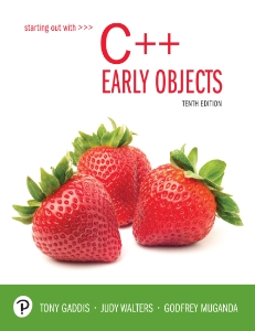 Starting Out with C++ Early Objects, 10e ( etc.)（Z-Library）