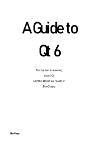 A Guide to Qt 6 Beginners Guide to Qt (Ben Coppicus)（Z-Library）