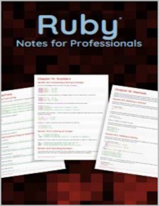 Ruby Notes for Professionals Ruby Programmation step by step (Chahdi, Othmane) (Z-Library)