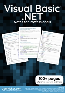 Visual Basic .NET Notes for Professionals (GoalKicker.com) (Z-Library) (1)