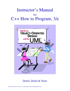 Instructors Manual for C++ How to Program, 3rd Ed. (Harvey M. Deitel, Paul J. Deitel) (Z-Library)