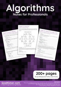 Algorithms Notes for Professionals (GoalKicker.com) (Z-Library) (2)