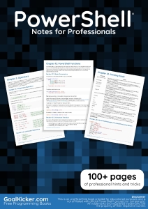 PowerShell Notes for Professionals (GoalKicker.com) (Z-Library)